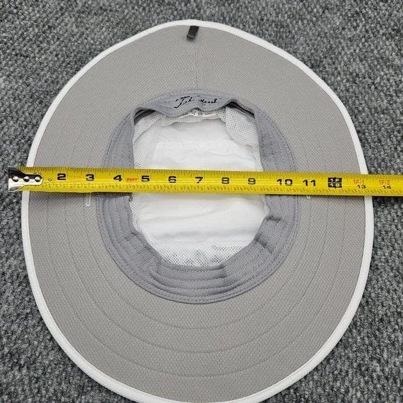 Titleist ProV1 FJ White Golf Sun Hat Wide Brim Bucket Adjustable Cap Golfcore - Picture 9 of 10